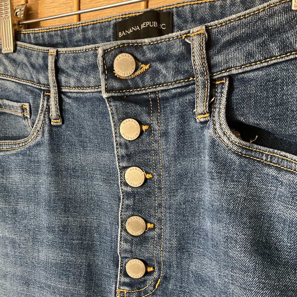 Banana Republic Denim Midi Skirt - Picture 7 of 11
